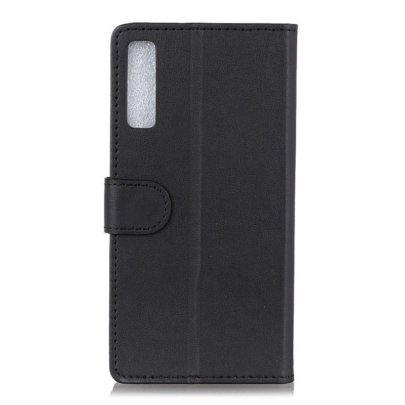 Etui Folio Samsung Galaxy A7 Czarny Elegancka Sztuczna Skóra Etui Ochronne