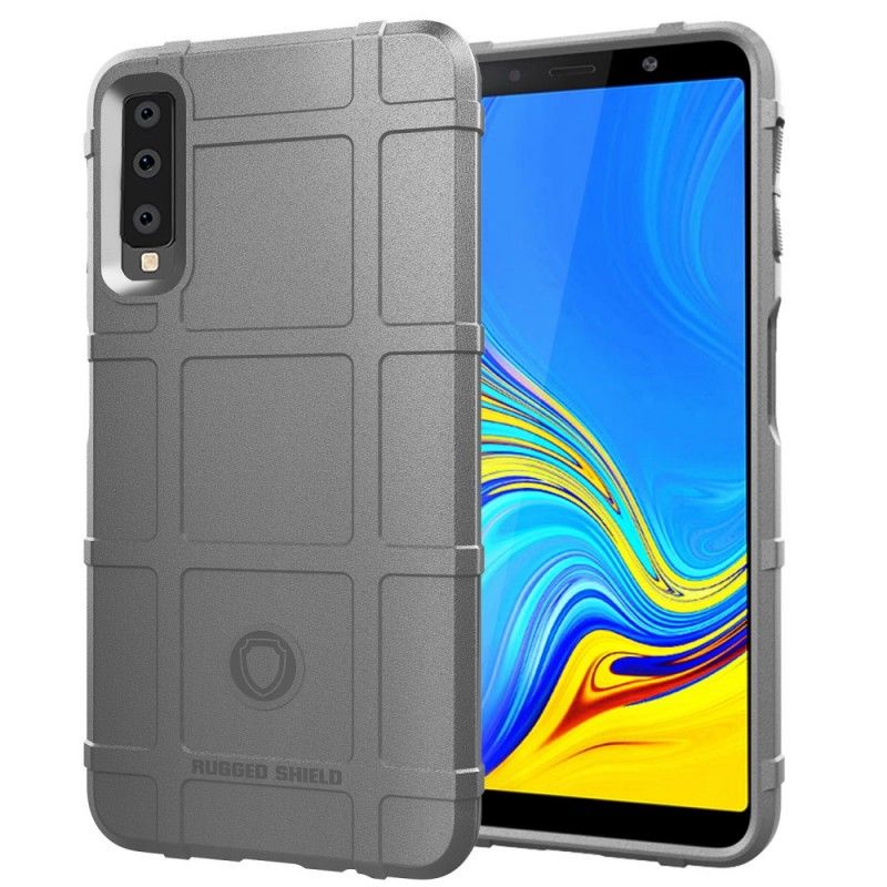 Etui Samsung Galaxy A7 Granatowy Czarny Wytrzymała Tarcza Etui Ochronne