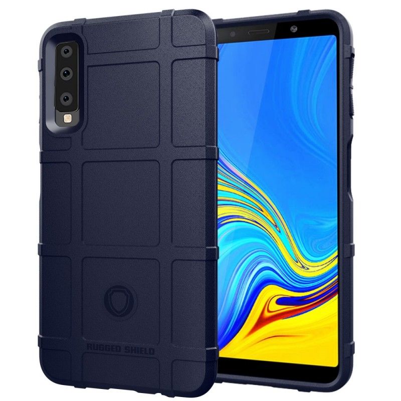 Etui Samsung Galaxy A7 Granatowy Czarny Wytrzymała Tarcza Etui Ochronne