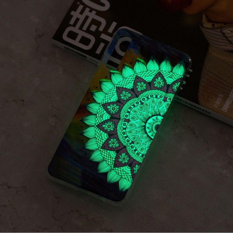 Etui Samsung Galaxy A7 Mandala W Kolorze Fluorescencyjnym Etui Ochronne