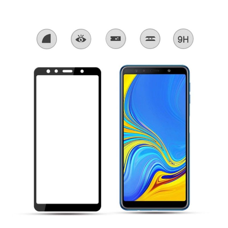 Osłona Ze Szkła Hartowanego Samsung Galaxy A7 Czarny Mocolo