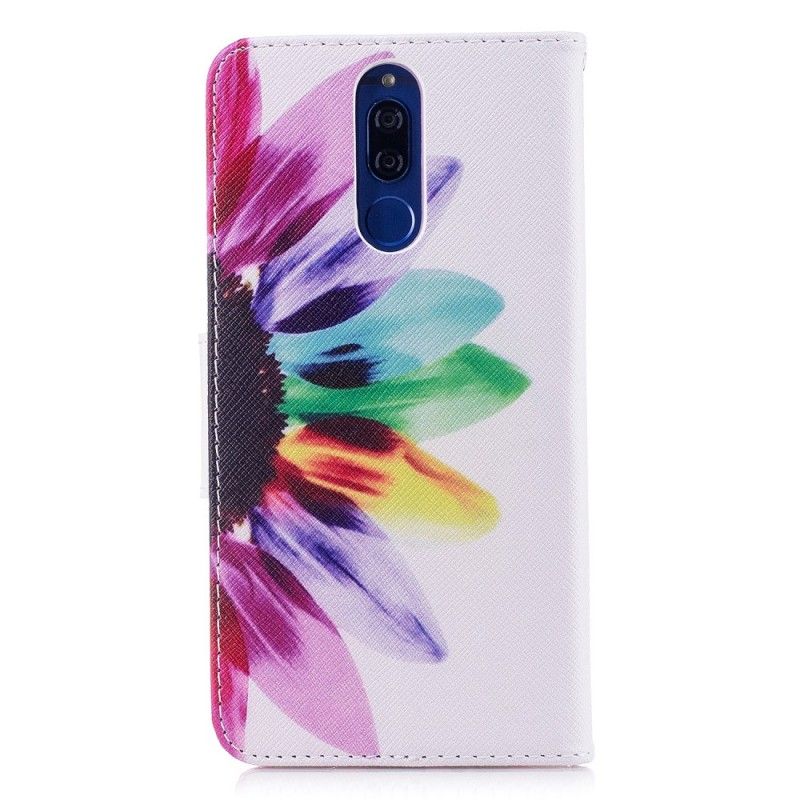 Etui Folio Huawei Mate 10 Lite Kwiat Akwareli Etui Ochronne