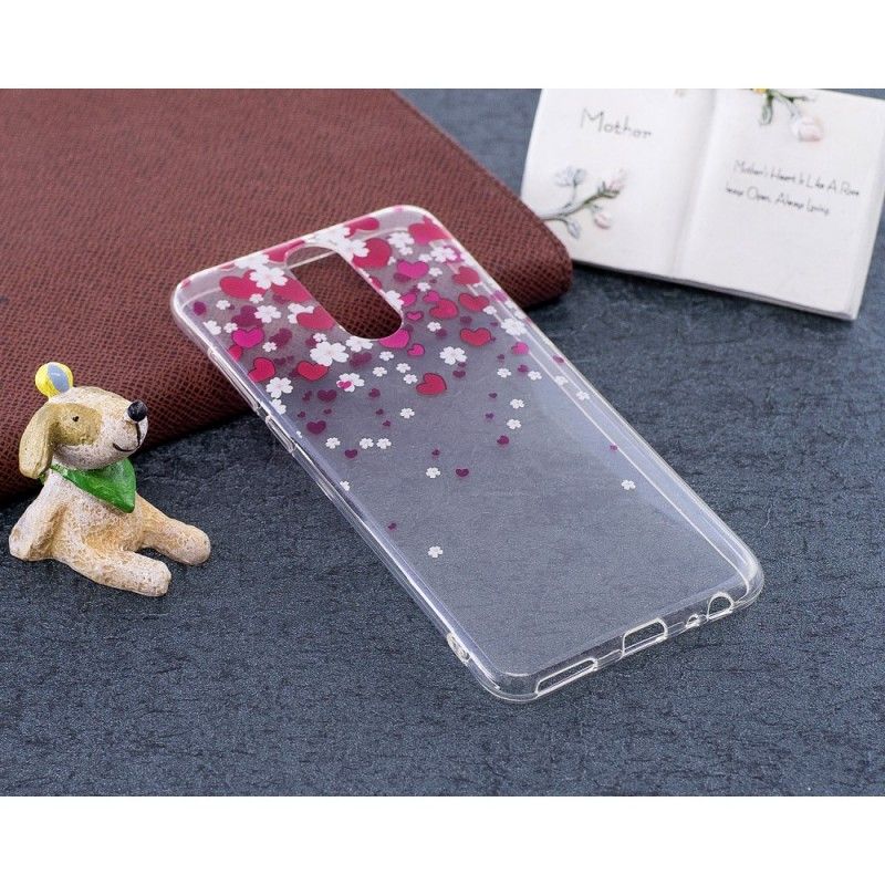 Etui Huawei Mate 10 Lite Deszcz Serc