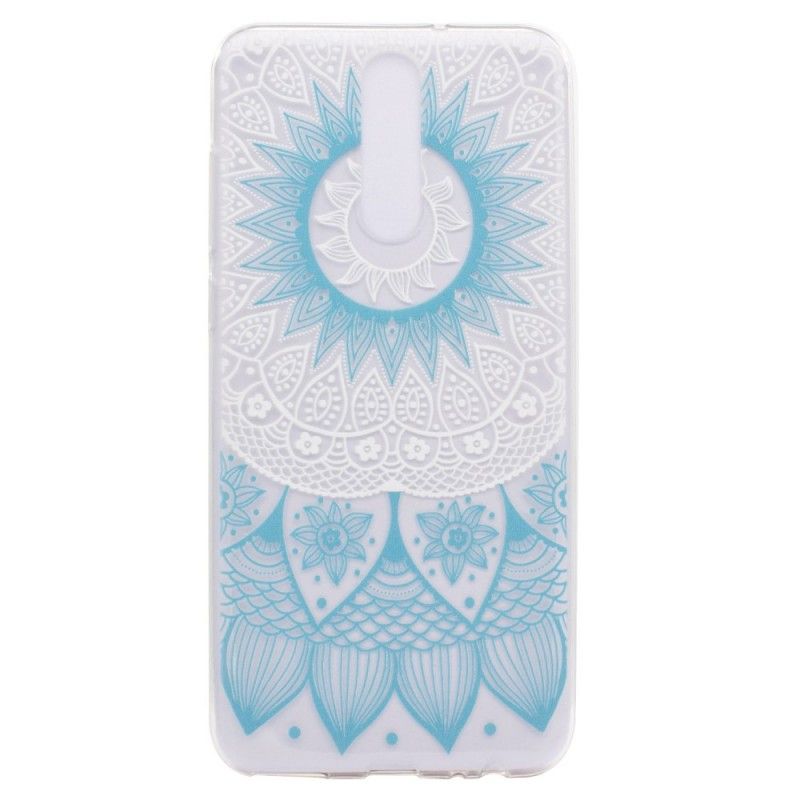 Etui Huawei Mate 10 Lite Różowy Przezroczysta Kolorowa Mandala