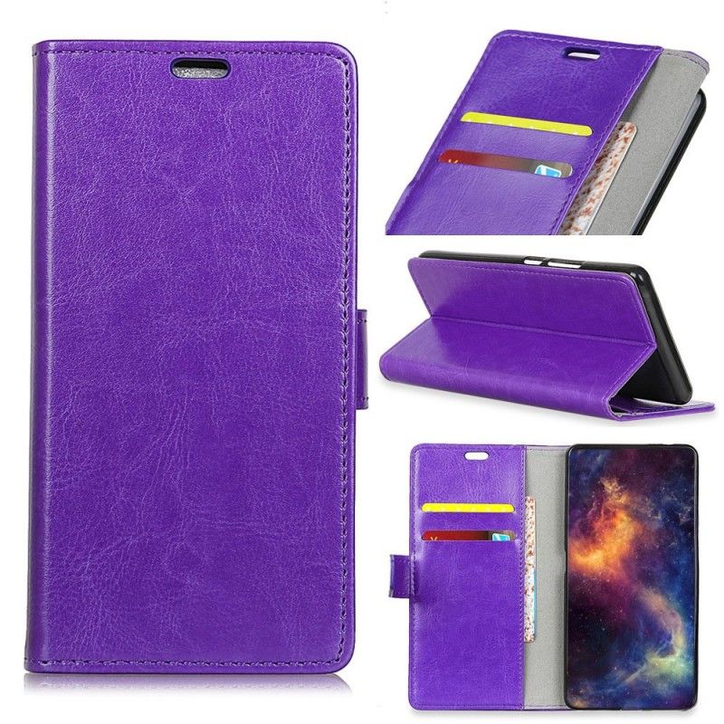 Etui Folio Samsung Galaxy S10 Biały Czarny Imitacja Skóry Etui Ochronne