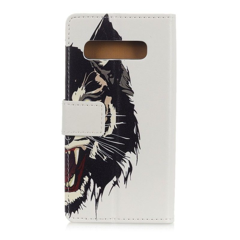 Etui Folio Samsung Galaxy S10 Dziki Tygrys