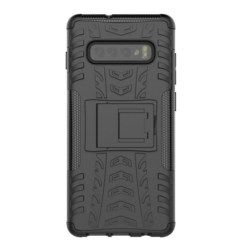 Etui Samsung Galaxy S10 Biały Czarny Ultra Odporny Etui Ochronne