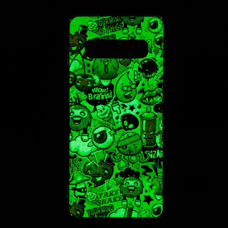 Etui Samsung Galaxy S10 Fluorescencyjne Szaleństwo Etui Ochronne