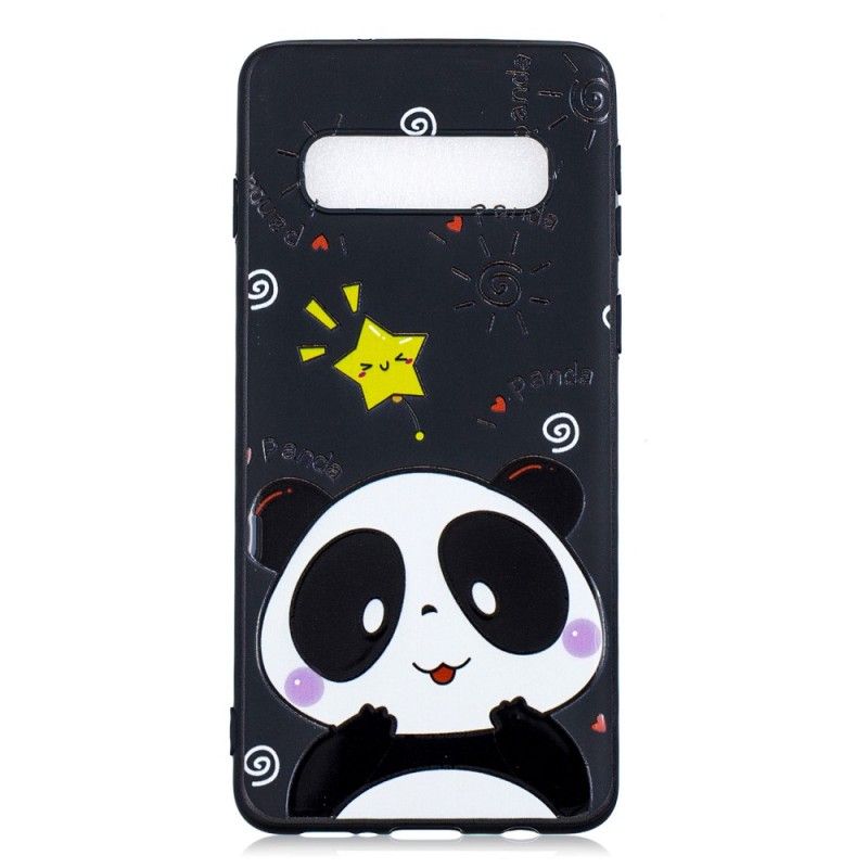 Etui Samsung Galaxy S10 Gwiazda Pandy Etui Ochronne