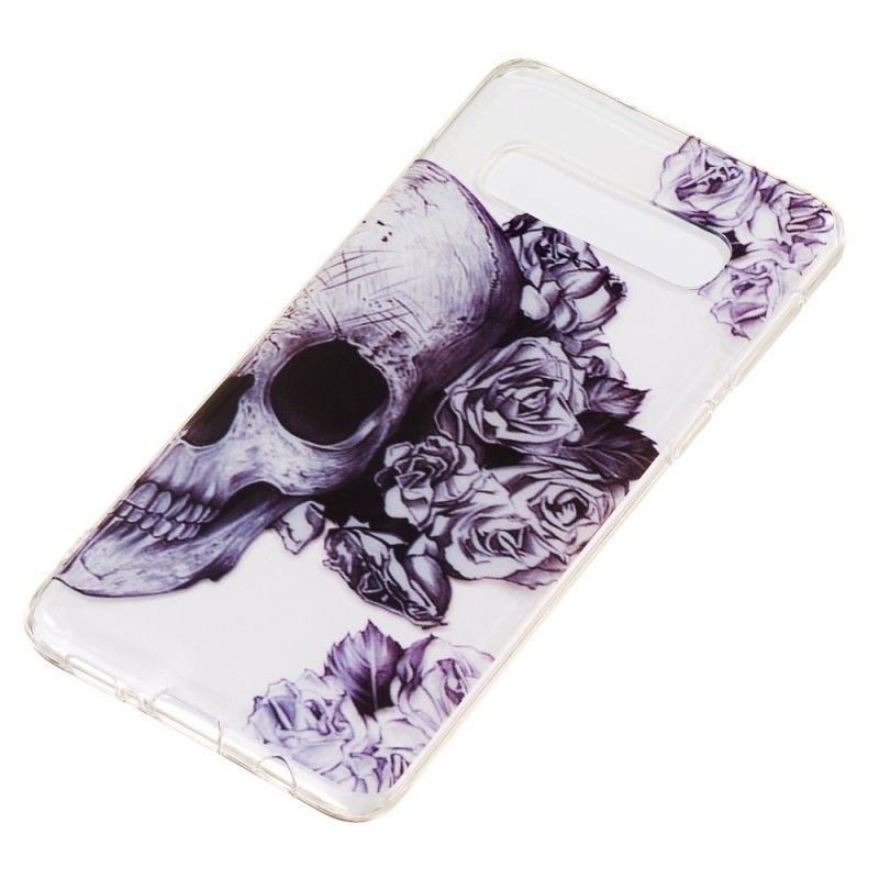 Etui Samsung Galaxy S10 Kwiecista Czaszka