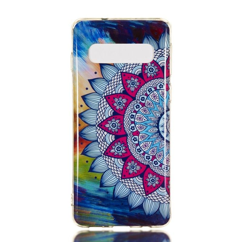 Etui Samsung Galaxy S10 Mandala W Kolorze Fluorescencyjnym Etui Ochronne