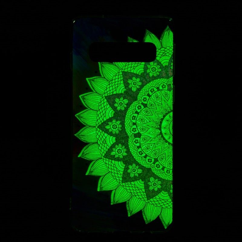 Etui Samsung Galaxy S10 Mandala W Kolorze Fluorescencyjnym Etui Ochronne