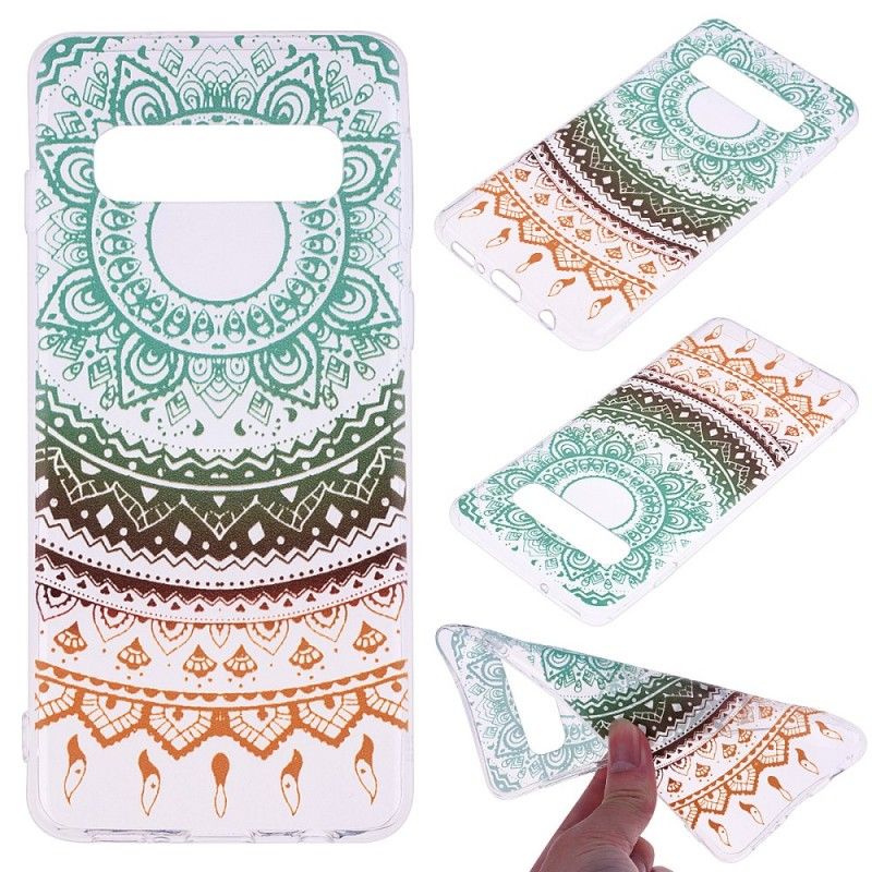 Etui Samsung Galaxy S10 Przezroczysta Kolorowa Mandala