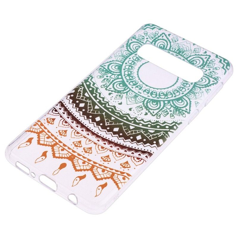 Etui Samsung Galaxy S10 Przezroczysta Kolorowa Mandala