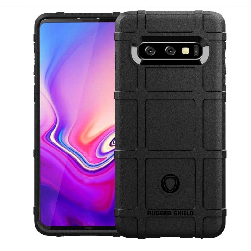 Etui Samsung Galaxy S10 Szary Czarny Wytrzymała Tarcza