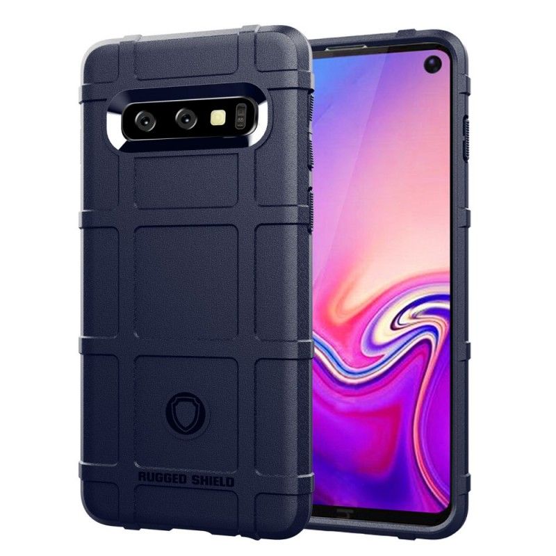 Etui Samsung Galaxy S10 Szary Czarny Wytrzymała Tarcza