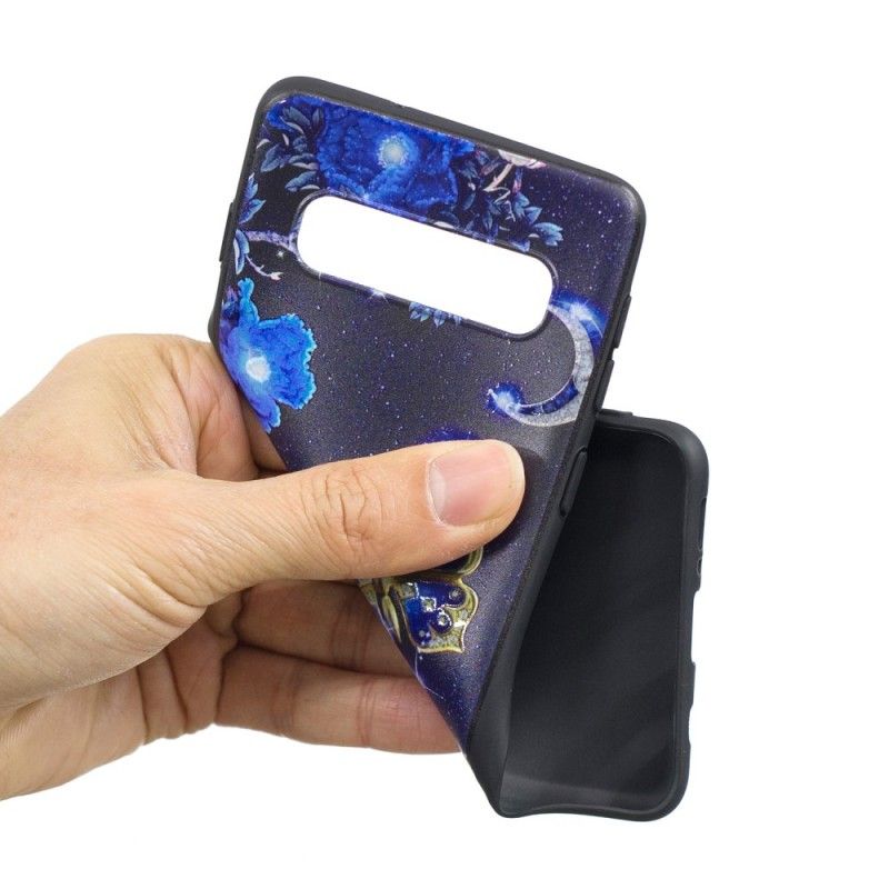 Etui Samsung Galaxy S10 Złoty Motyl Etui Ochronne