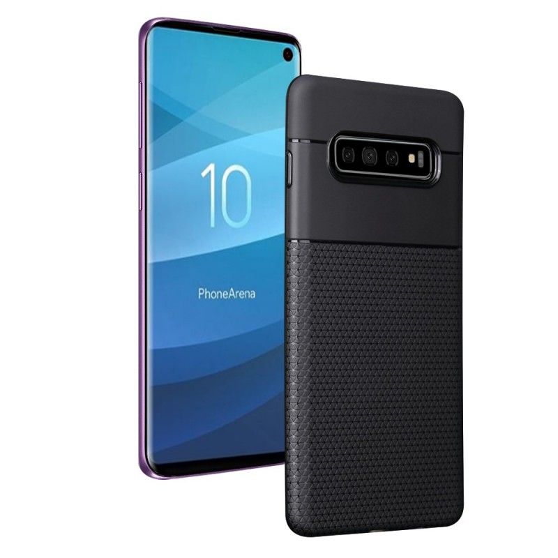 Futerały Samsung Galaxy S10 Etui na Telefon Trójkąty Z Efektem Bardzo Cienkiej Skóry