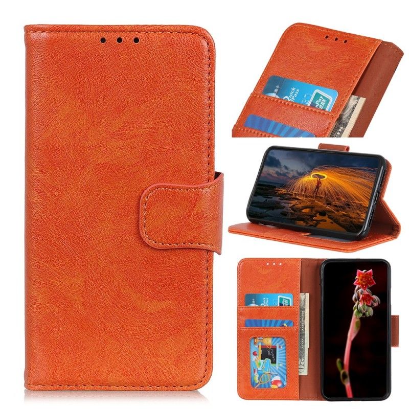 Etui Folio Honor 20 Pro Czerwony Czarny Styl Skóry Nappa Etui Ochronne