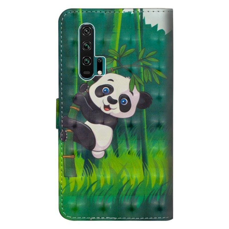 Etui Folio Honor 20 Pro Panda I Bambus