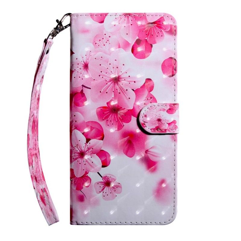 Etui Folio Honor 20 Pro Różowe Kwiaty