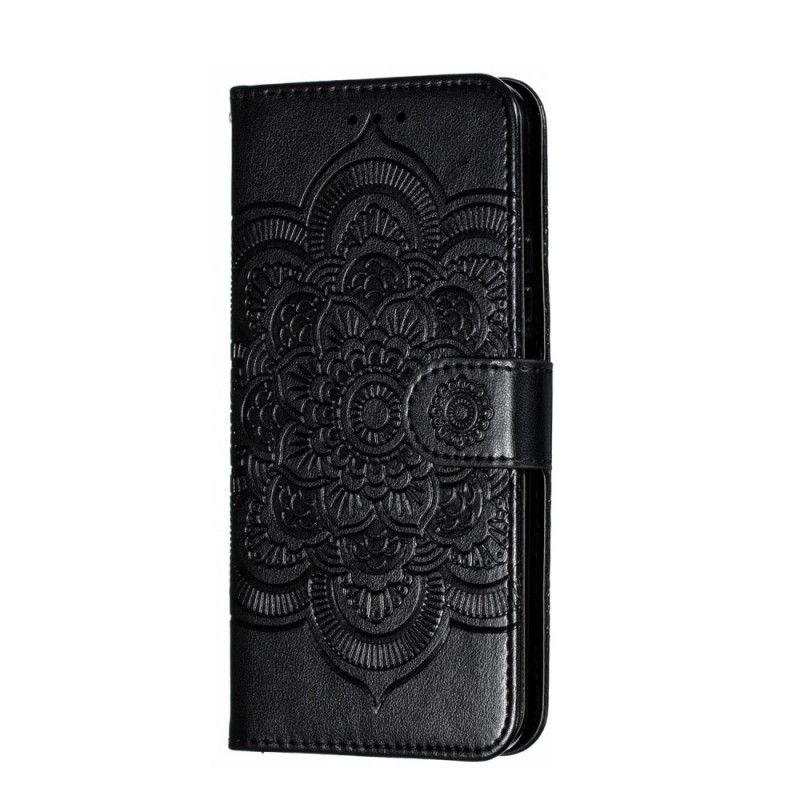 Etui Folio Honor 20 Pro Szary Czarny Mandala Z Pełnym Paskiem