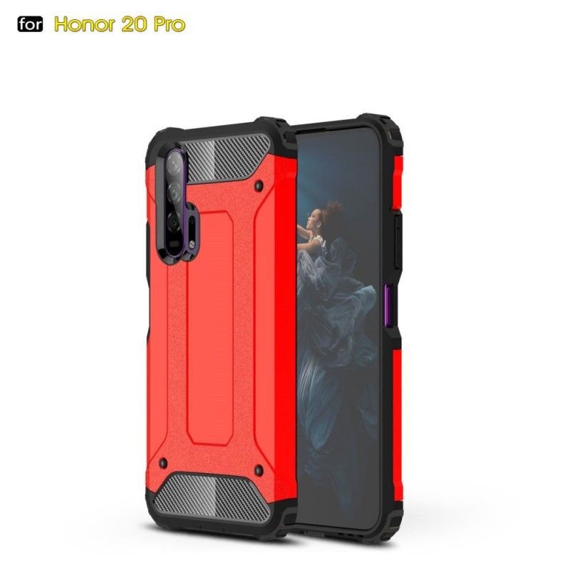 Etui Honor 20 Pro Biały Czarny Ocalały