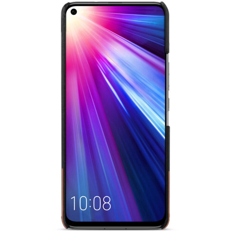 Etui Honor 20 Pro Czerwony Czarny Imak Ruiyi Series Efekt Skóry