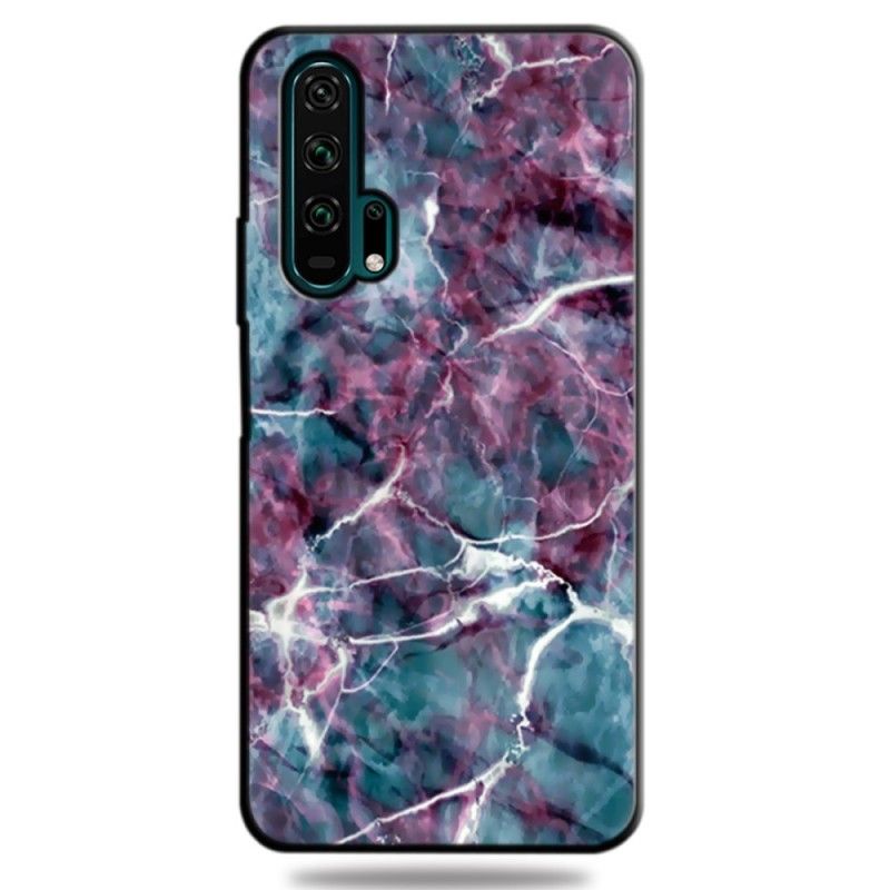 Etui Honor 20 Pro Fioletowy Marmur