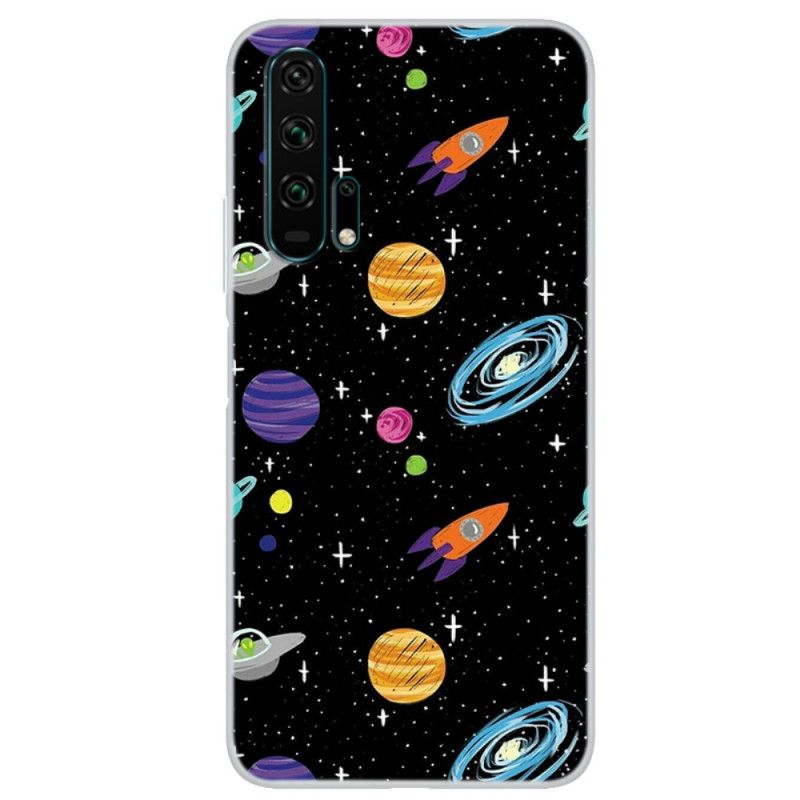 Etui Honor 20 Pro Planeta Galaktyk Etui Ochronne