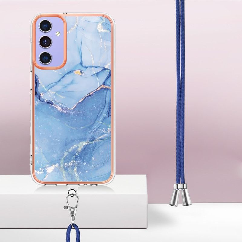 Etui Do Samsung Galaxy A15 5g Przewód Z Efektem Marmuru