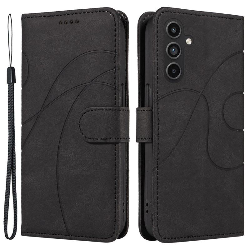 Etui Folio Do Samsung Galaxy A15 5g Faliste Linie