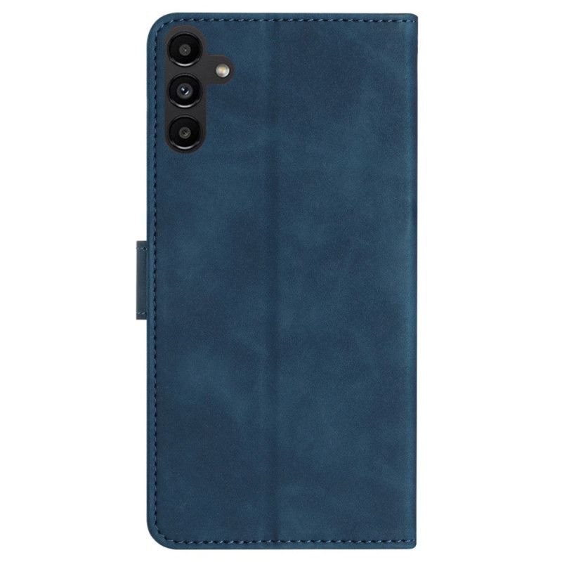 Etui Folio Do Samsung Galaxy A15 5g Fryz Motylkowy Z Paskiem