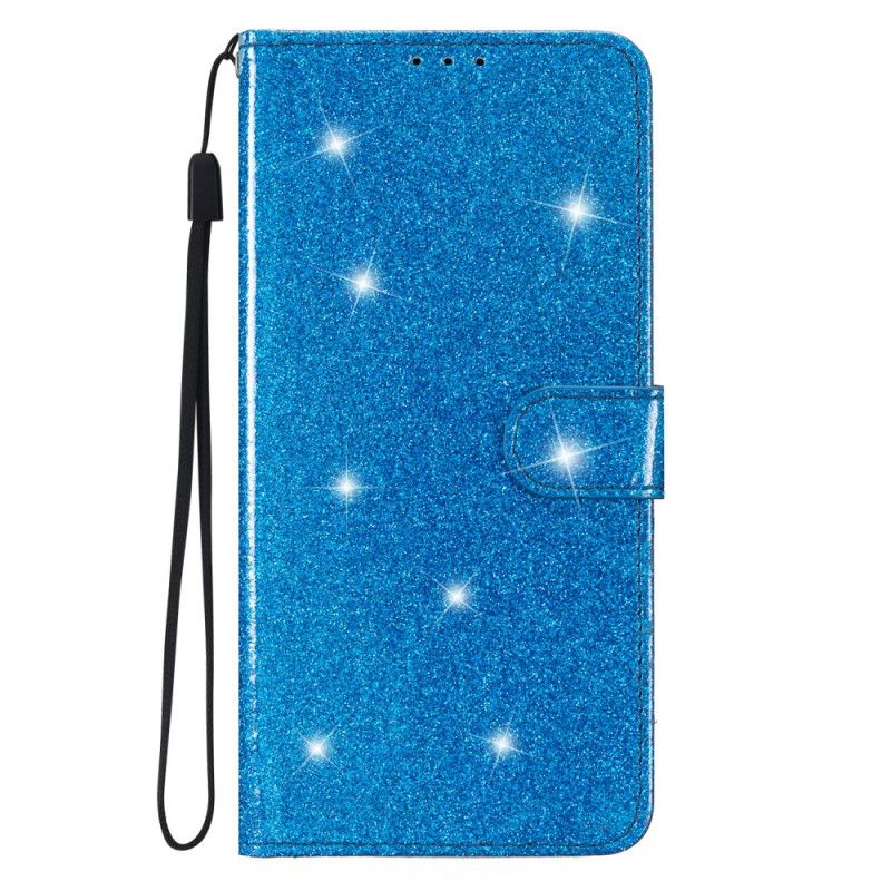 Etui Folio Samsung Galaxy A15 5g Cekiny Z Paskami Etui Ochronne