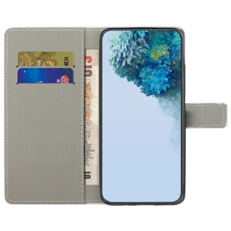 Etui Folio Samsung Galaxy A15 5g Kwiat Śliwy