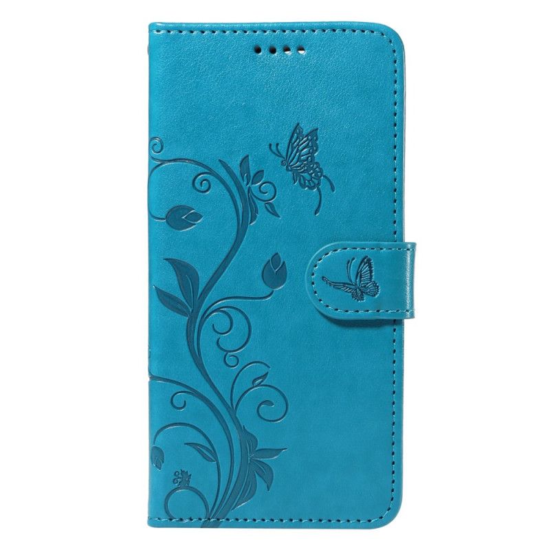 Etui Folio Samsung Galaxy A15 5g Kwiaty Moreli Z Paskiem Etui Ochronne