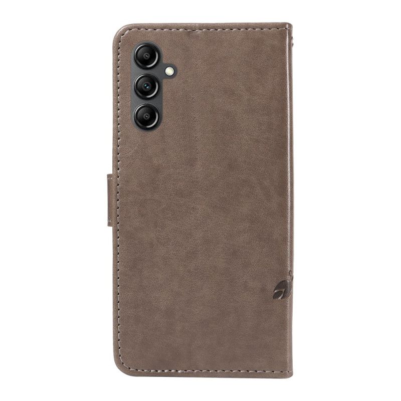 Etui Folio Samsung Galaxy A15 5g Kwiaty Moreli Z Paskiem Etui Ochronne