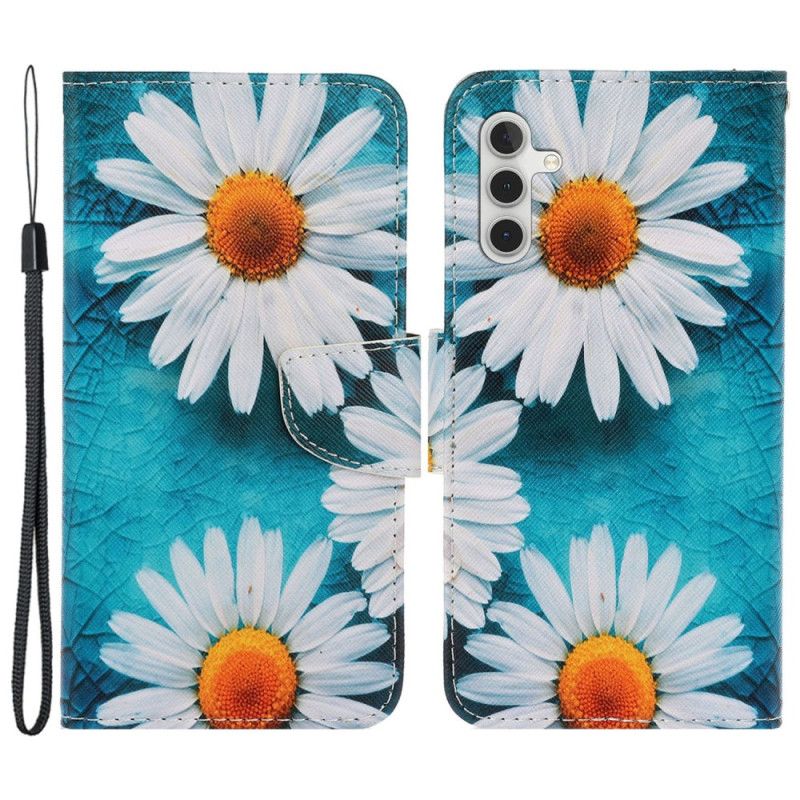 Etui Folio Samsung Galaxy A15 5g Paskowa Chryzantema