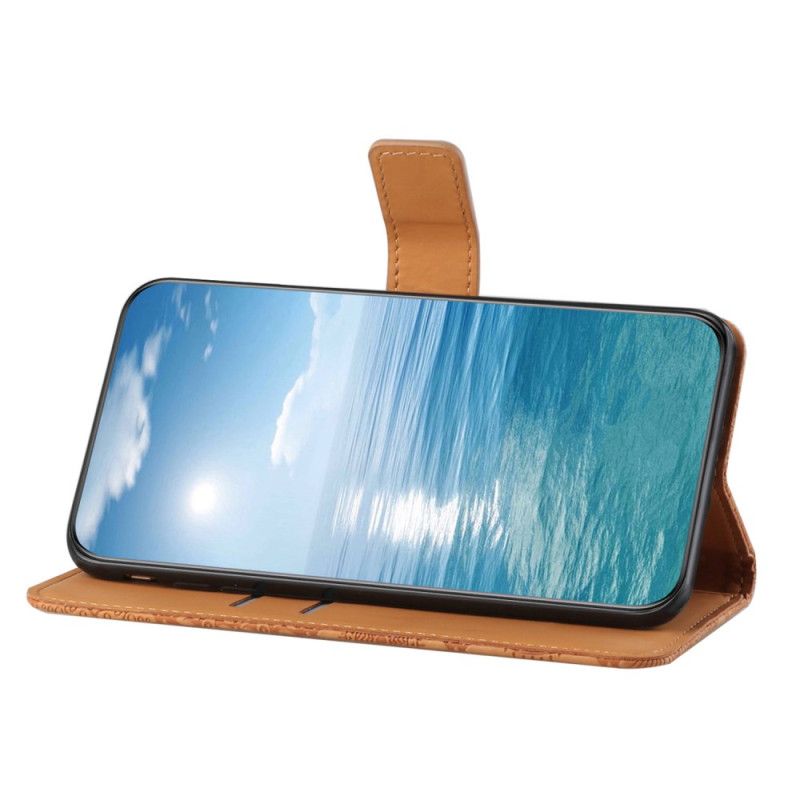 Etui Folio Samsung Galaxy A15 5g Patchworkowe Mandale Z Paskiem