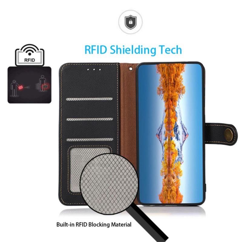 Etui Folio Samsung Galaxy A15 5g Portfel Blokujący Rfid Khazneh Etui Ochronne