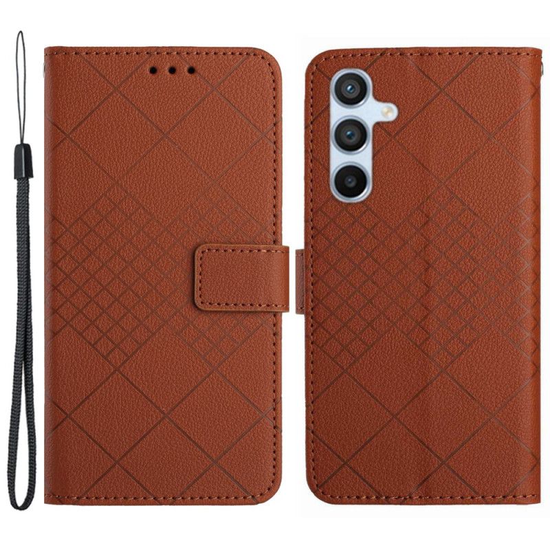 Etui Folio Samsung Galaxy A15 5g Wzór Paska