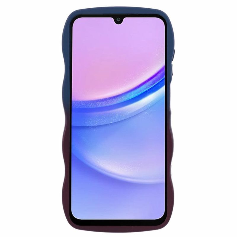 Etui Samsung Galaxy A15 5g Dwukolorowy Falisty Silikon