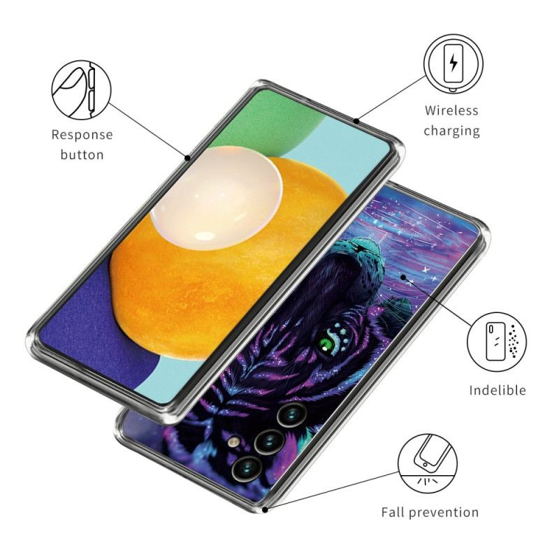 Etui Samsung Galaxy A15 5g Nocny Tygrys