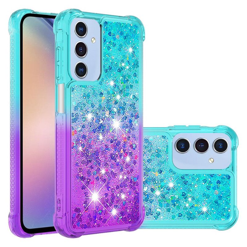 Futerały Samsung Galaxy A15 5g Etui Na Telefon Brokatowy Gradient