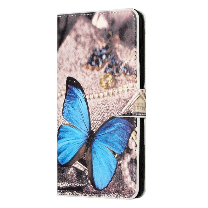 Pokrowce Samsung Galaxy A15 5g Niebieski Motyl