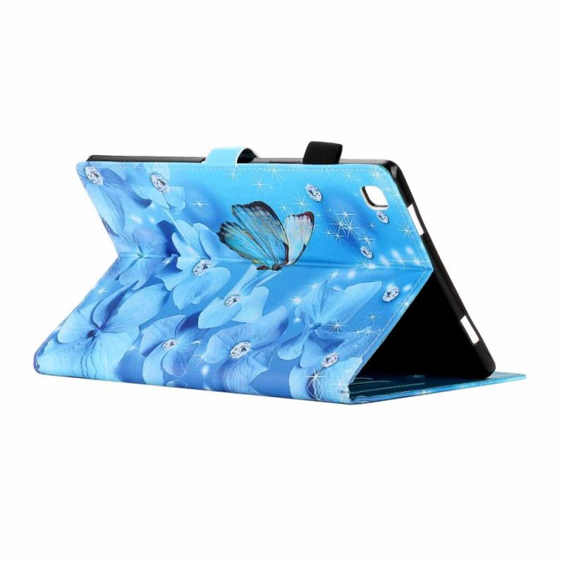 Etui Folio Samsung Galaxy Tab A7 Diamentowe Motyle