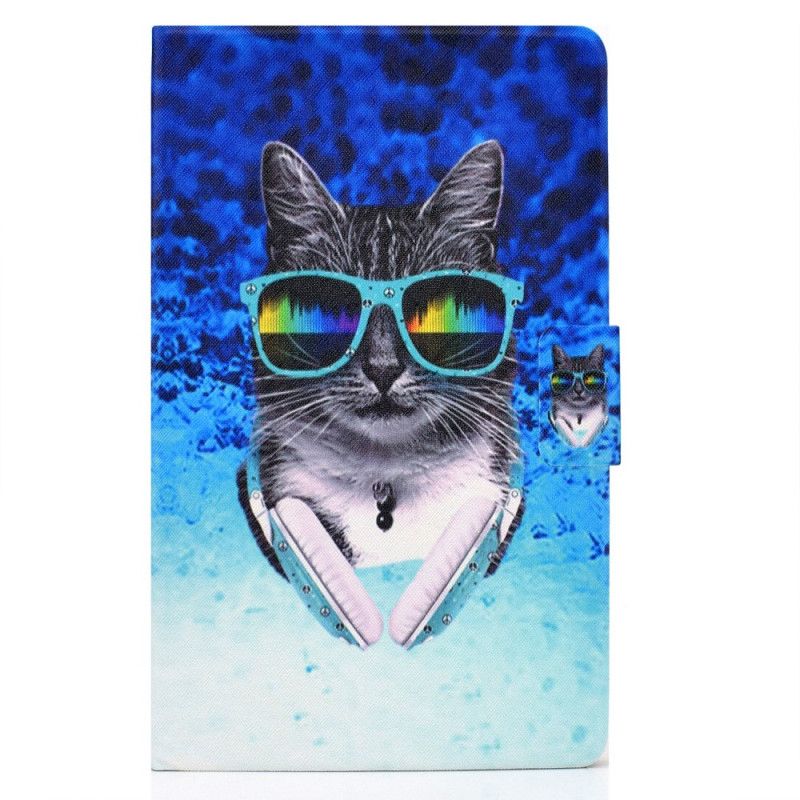 Etui Folio Samsung Galaxy Tab A7 Dj Cat