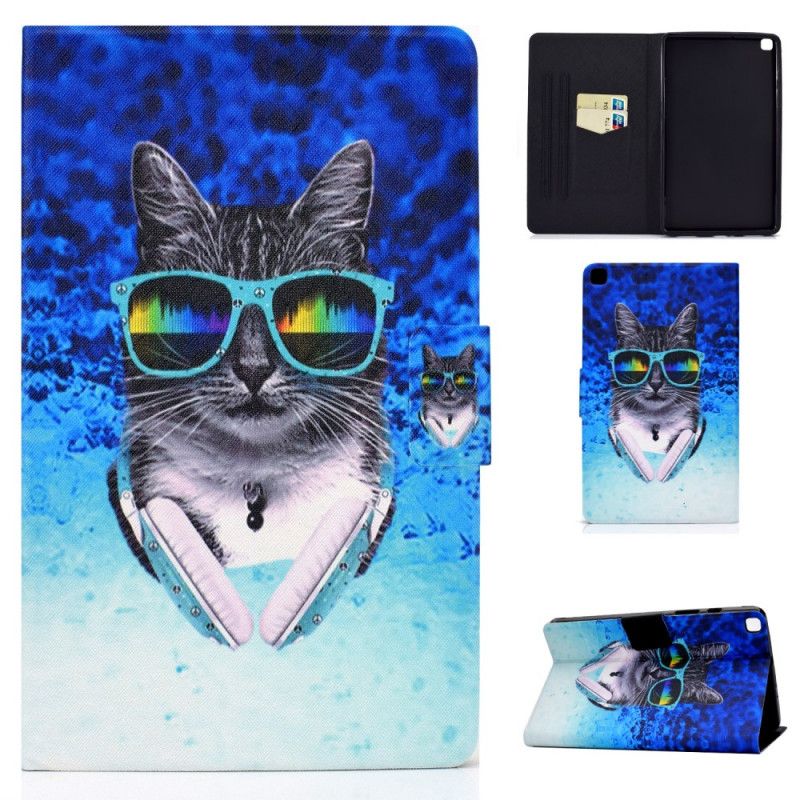 Etui Folio Samsung Galaxy Tab A7 Dj Cat