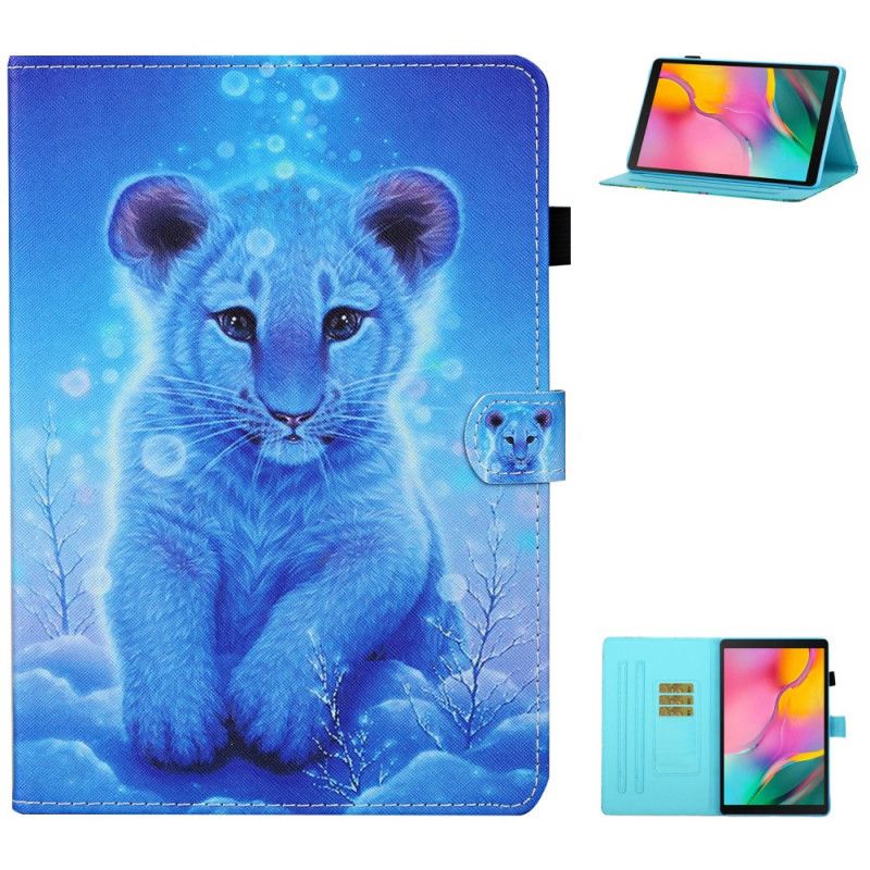 Etui Folio Samsung Galaxy Tab A7 Mały Tygrys Etui Ochronne