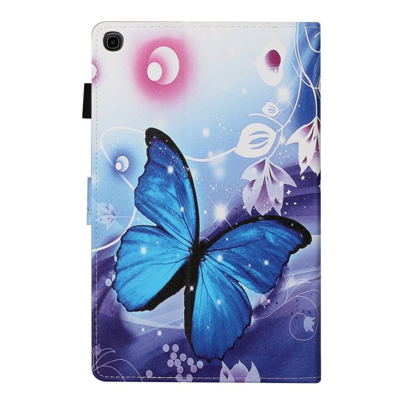 Etui Folio Samsung Galaxy Tab A7 Motyl Księżycowy Etui Ochronne